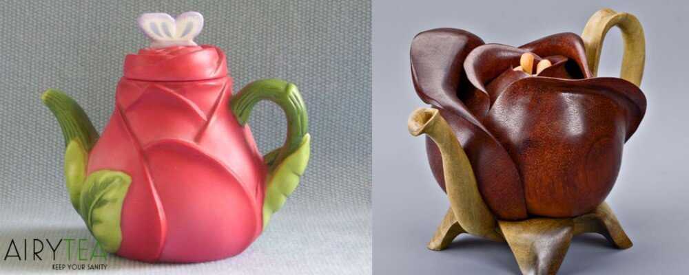 Flower Shaped Teapots