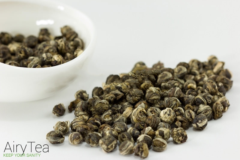 Imperial Jasmine Dragon Pearl Organic Green Tea
