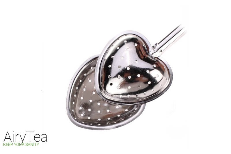 Heart Push Style (Stainless Steel) Tea Infuser